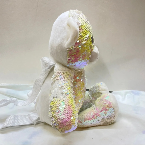 White sequence, teddy bear, backpack - Picture 4 of 10